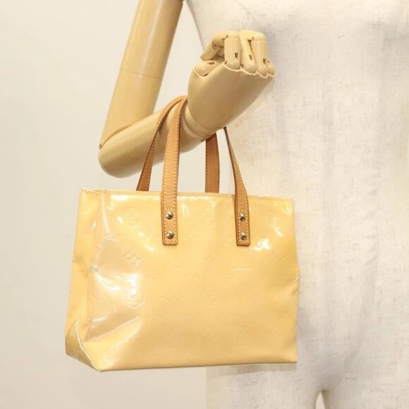 LOUIS VUITTON Monogram Vernis Reade PM Bag Marshmallow Pink Auth - Picture 14 of 16